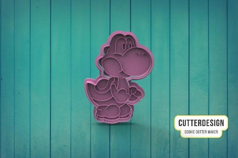 Yoshi Super Mario Bros Cookie Cutter