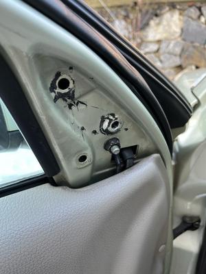 volvo s60 door mirror cover counter clips 9151566