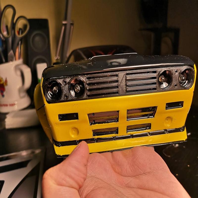 Aplastics S14 boss front grill rc car 1:10