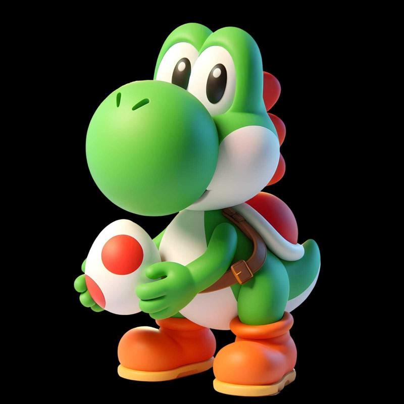 Stylized Yoshi - 3D Printable Model | Cute, Collectible & Geeky!