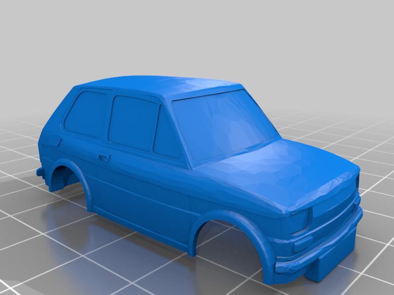 Fiat 126p aka Maluch - Turbo Racing 1:76 (READ DESCRIPTION)