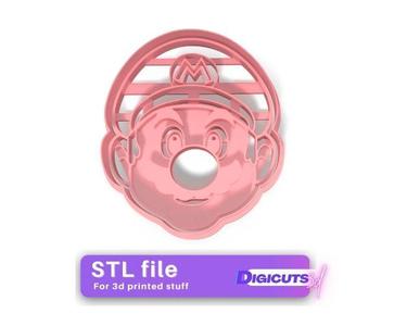 Mario Bros cookie cutter stl file