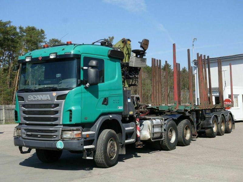 Scania G480 Forestry Trailer