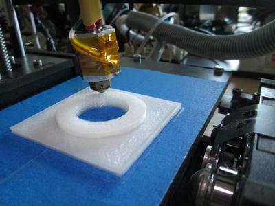 Minimalistic filament spool holder small footprint 4 OneUp / Printrbot etc.