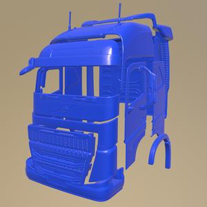 Volvo  FH16 2020 printable truck cabin in separate parts