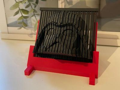 Layered TCS Darth Vader Helmet Sculpture