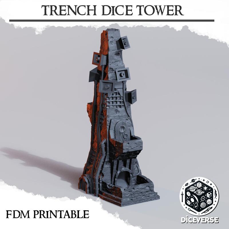 Trench Dice Speaker Tower