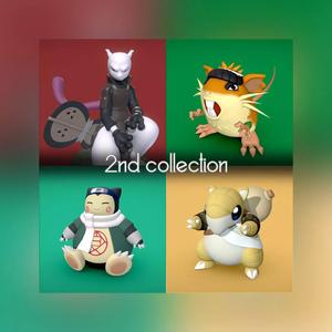 Pokemon Naruto 3D Model Collection