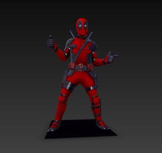Deadpool STL - Ready to print figure of the antihero (Fan Art)