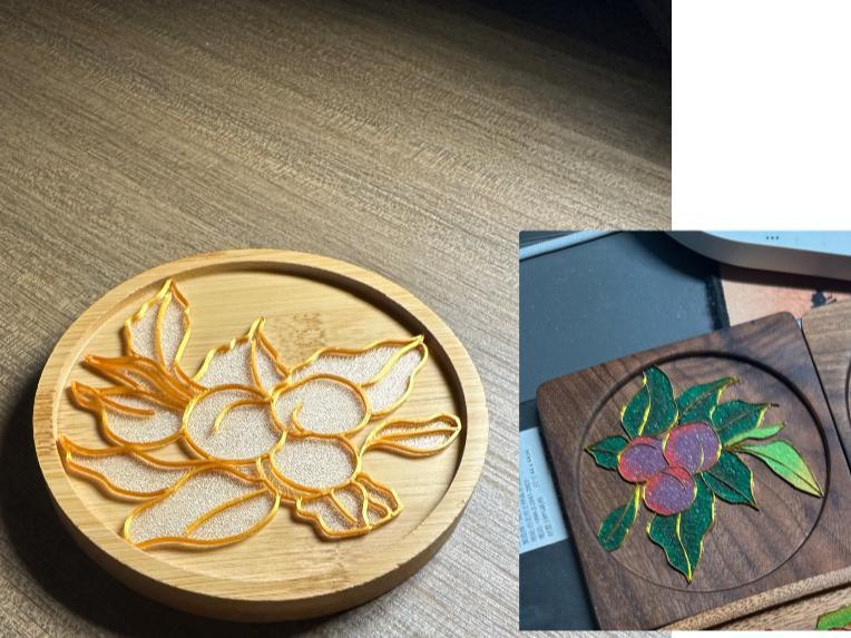 Cloisonné Enamel Coaster, Disciples Everywhere —"Li" (Teacher's Day Exclusive)