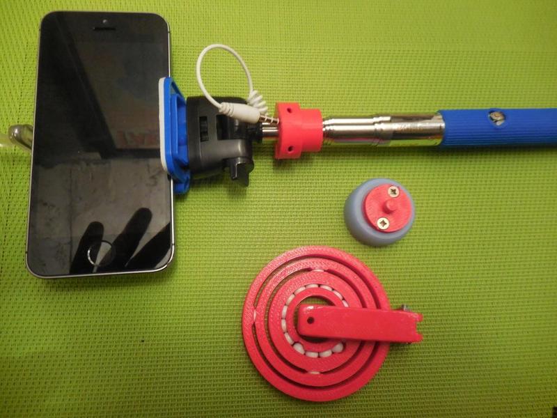 Selfie Stick Stabilizer ( requires 19*6mm airsoft bbs)
