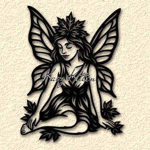 Enchanted Autumn Fairy Wall Art Home Decor 