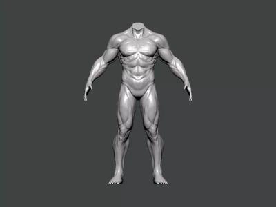 3D Model-ANATOMY0007 human body