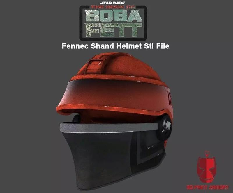 Fennec Shand Helmet as seen on the Book of Boba Fett