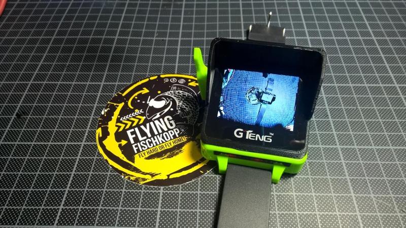 GTeng T909 FPV Watch Sun Hood Modding Case