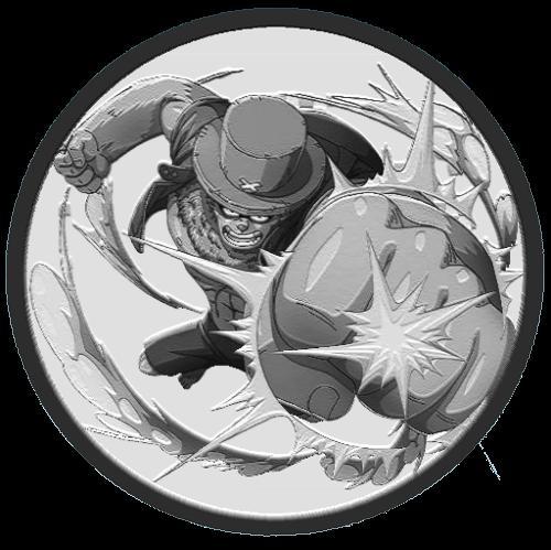 chopper one piece coasters