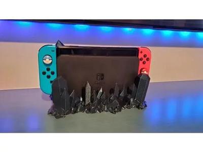 Crystal-Inspired Stand for Nintendo Switch