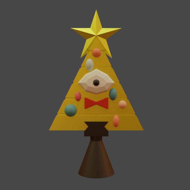 Bill Cipher - Christmas - Bill Star