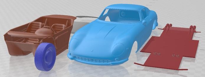 Ferrari 275 GTB 1964 Printable Car