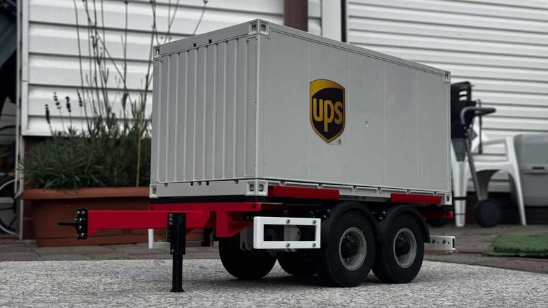 1:14 Scale Tandem Trailer for Bruder containers  RSP-01-02