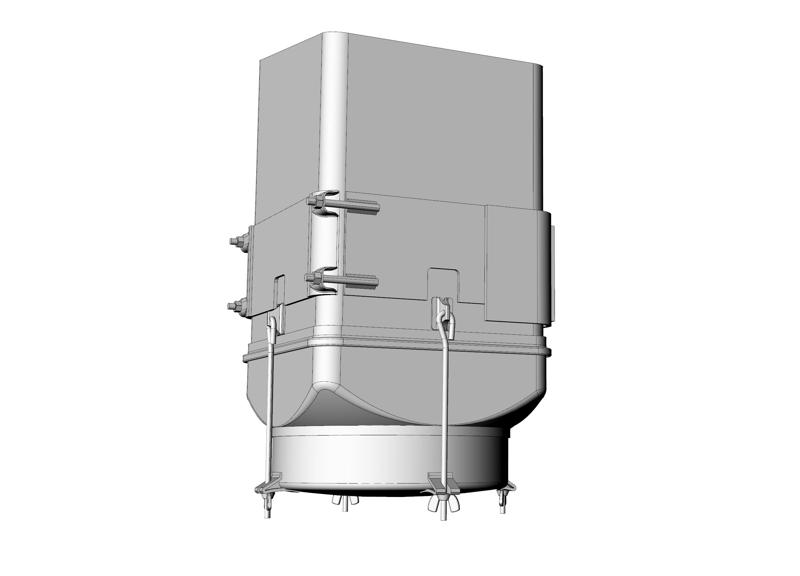 1/16 Sherman NOS air cleaners