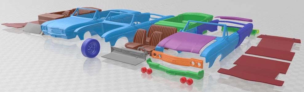 Buick Skylark Convertible 1964 Printable Car