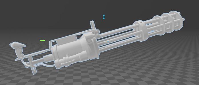 Gatling Mini Life Size Toy Prop cosplay