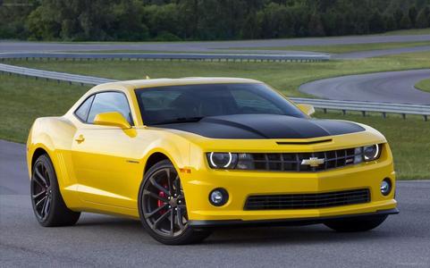 Power on the Track Chevrolet Camaro SS in Yellow