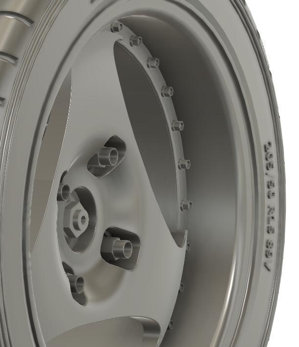 1/24 15x7 Advan Racing Oni wheels