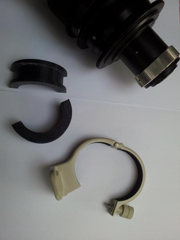 Adaptator of Tarcus TV zoom on a Phottix Tripod Mount