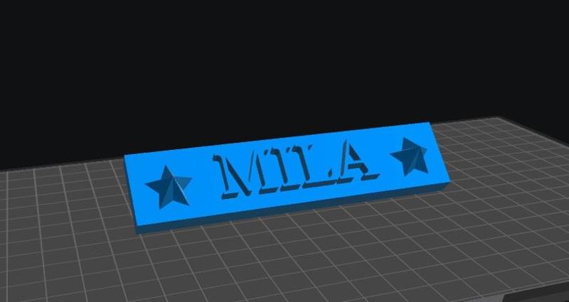 Mila Nameplate