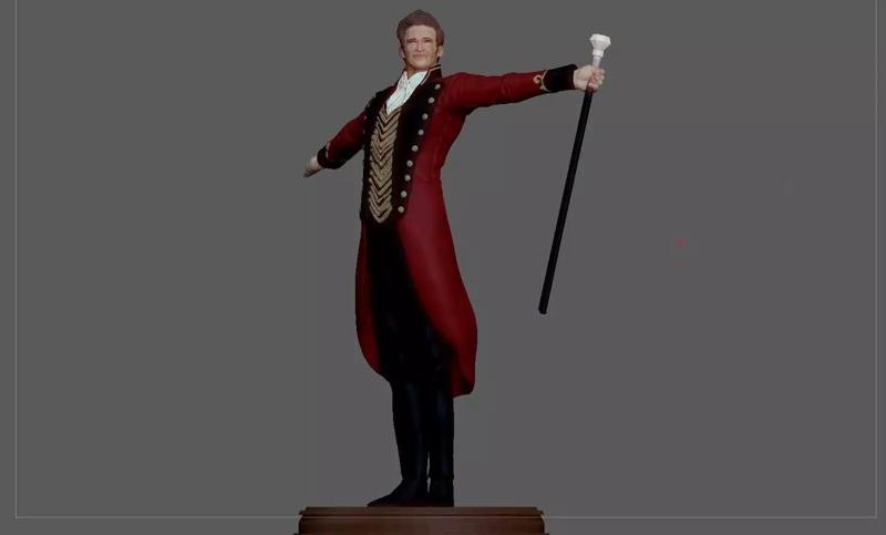GREATEST SHOWMAN PT BARNUM HUE JACKMAN 3D PRINT PRINTABLE