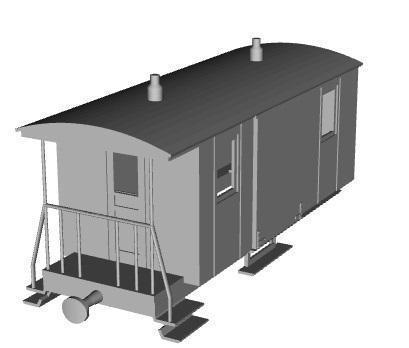 CF de Camargue Fourgon (Modified) 1/160 scale