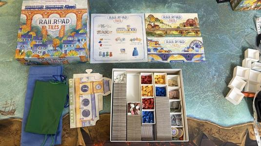 Railroad Tiles Retail + Expansion Single Box Insert Storage