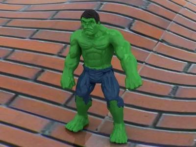 Hulk 3d incredible action figure