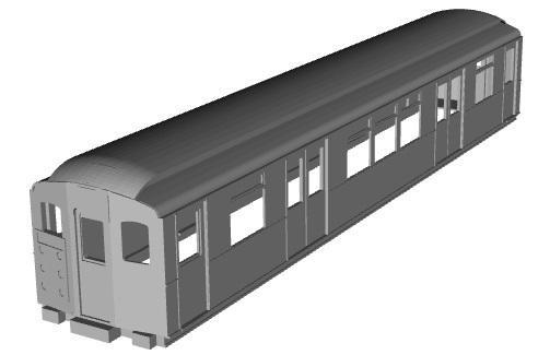 London Underground Q35 stock (ex M and N) Driver coach 1/148 scale