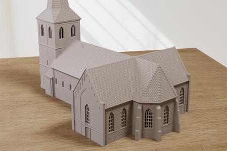 Oude Kerk Oosterbeek - Operation Market Garden Inspired 3D Print File