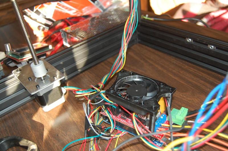 RAMPS 1.4 Board Cooling Fan Mount
