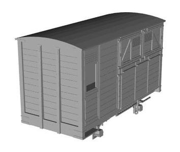 Tralee and Dingle horsebox 1/43 scale