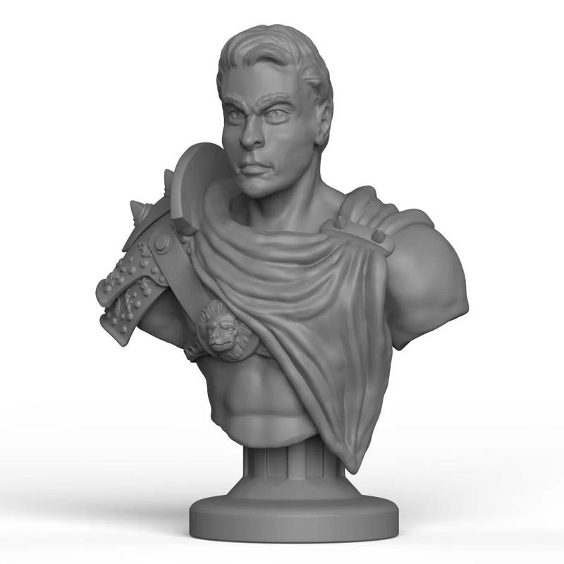 Print Ready Male Warrior Statue