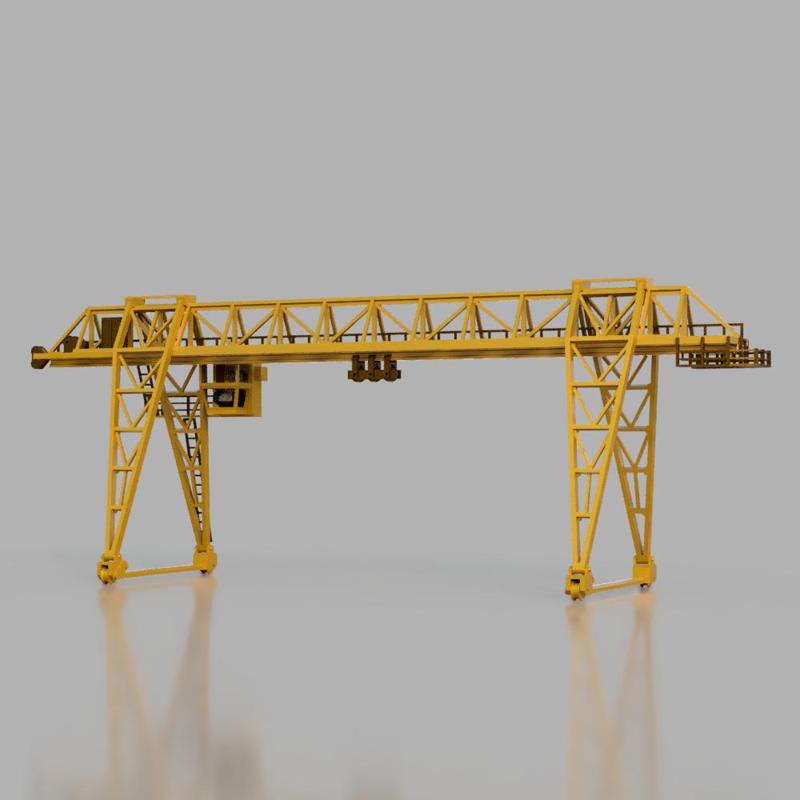 Lattice gantry crane (HO scale)