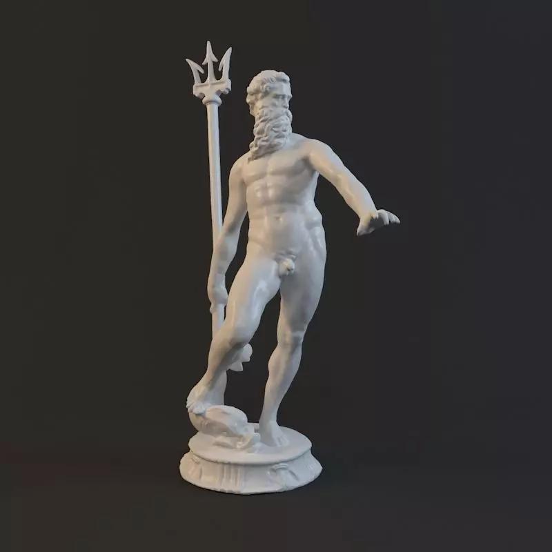 Poseidon statues