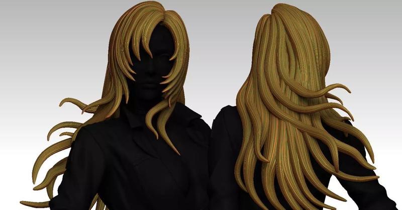 3D Hairstyles for girl V85