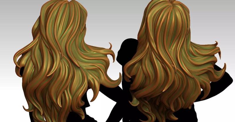 3D Hairstyles for girl V68
