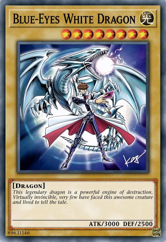 Blue Eyes White Dragon(7th OCG Art) Night Light Lithophane
