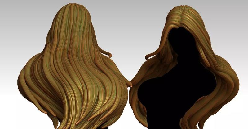 3D Hairstyles for girl V115