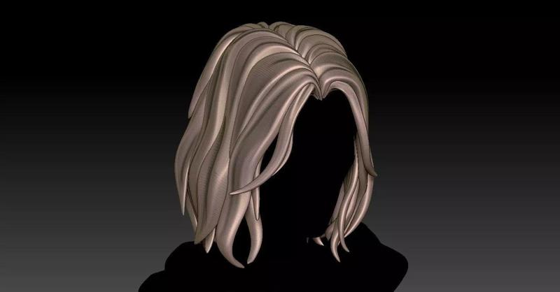 3D Hair style for Man V34