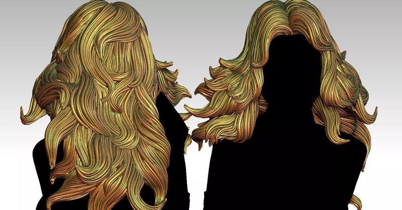 3D Hairstyles for girl V124