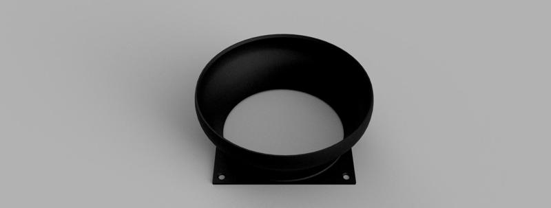 fan duct 120mm to 150mm