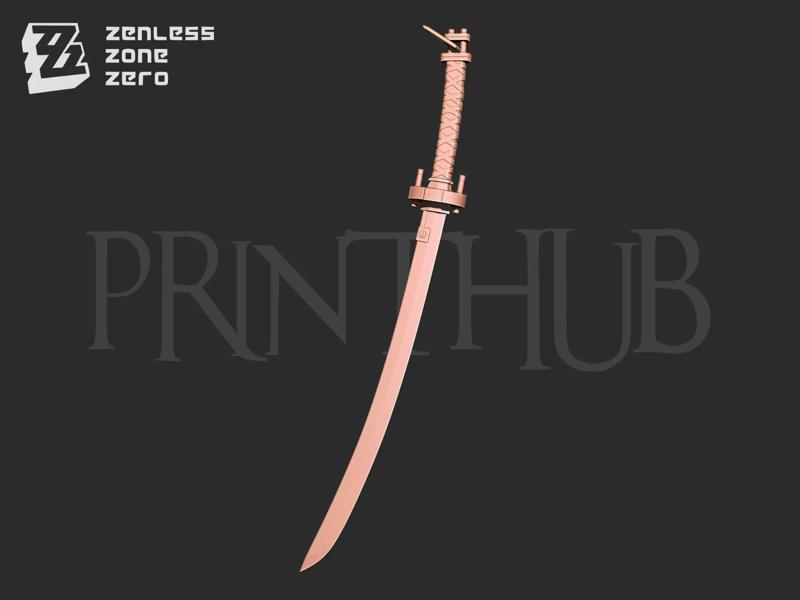 Hoshimi Miyabi Sword from Zenless Zone Zero Cosplay
